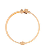 VOJ Set of 2 Gold-Polished Mutli Colour Stones Studded Square Shaped Bangles - Distacart