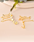VOJ Gold Polished Anti Tarnish Openable Ear Cuff - Distacart