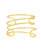 VOJ Gold Polished Elegant Anti Tarnish Multi Layer Bracelet - Distacart
