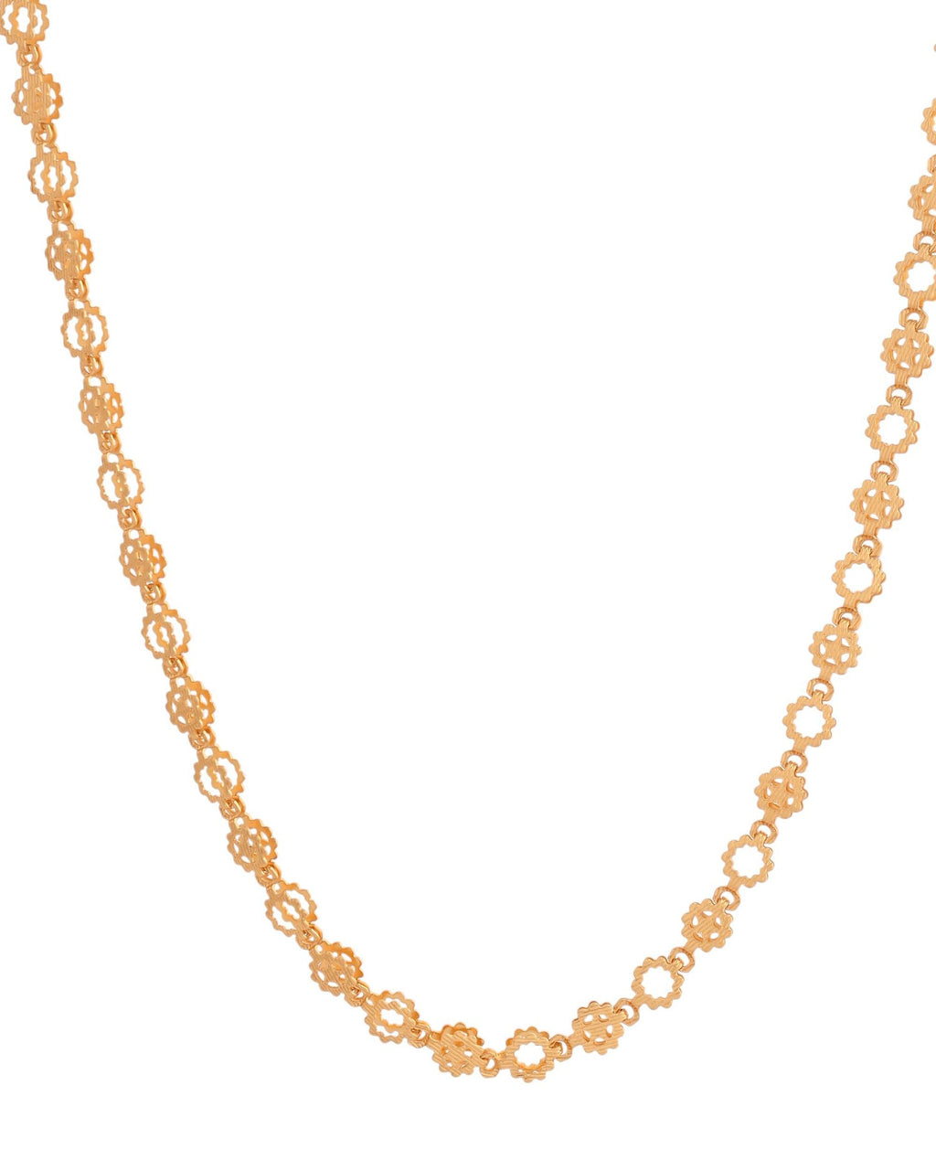 VOJ Gold Polished Geometric Shaped Stainless Steel Chain For Women - Distacart