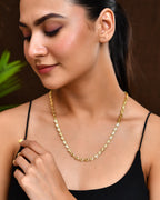 VOJ Gold Polished Heart Shaped Stainless Steel Chain For Women - Distacart