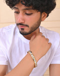 VOJ Double Toned Magnetic Bracelets For Men - Distacart