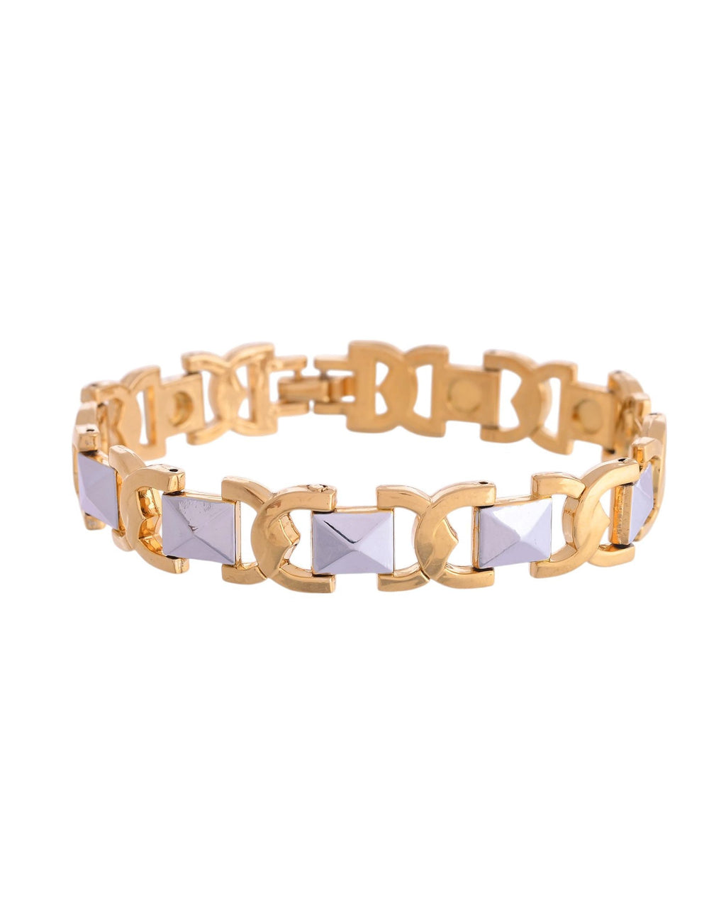 VOJ Dual Plated Men's Loose Bracelet - Distacart