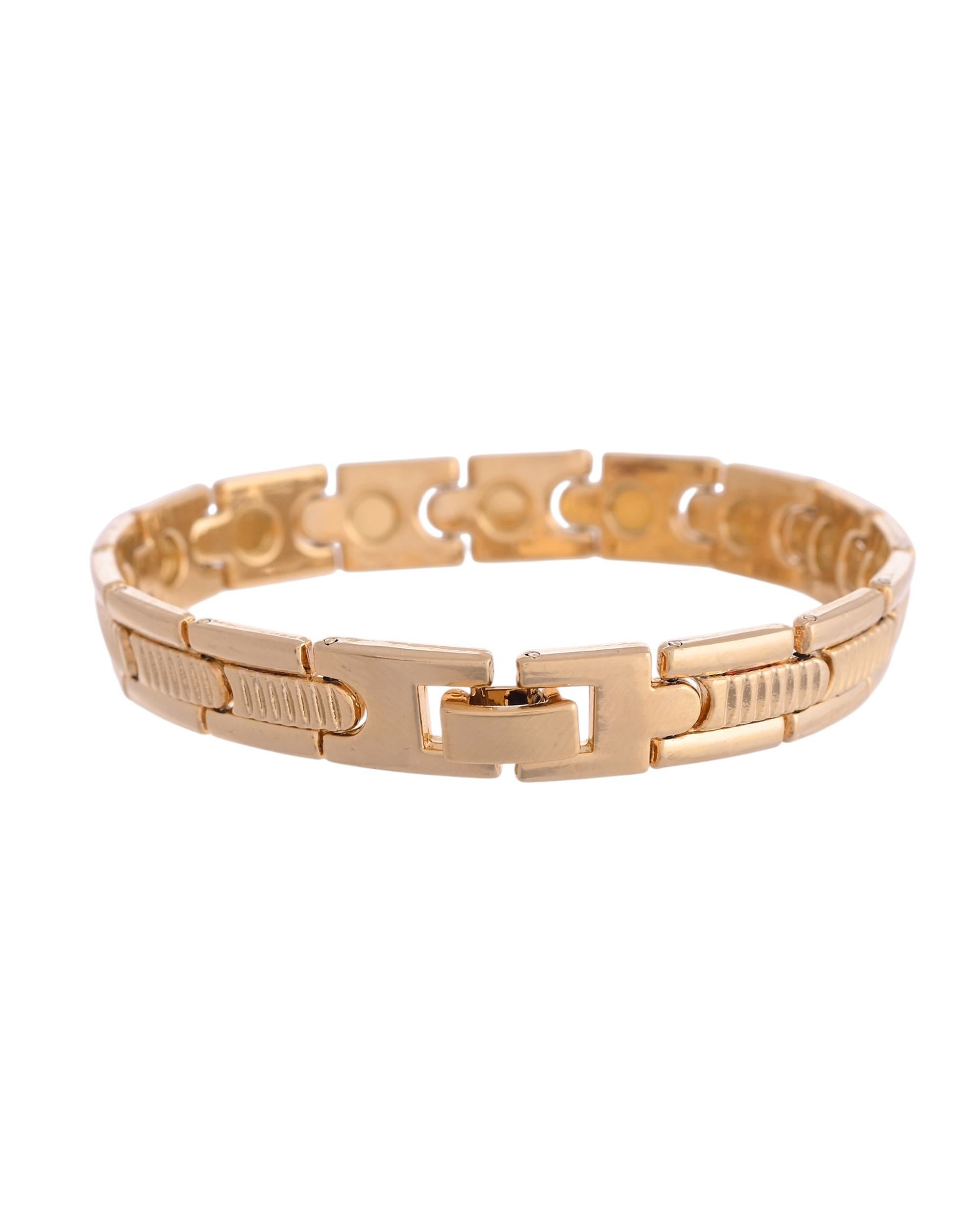 VOJ Stainless Steel Adjustable Titanium Magnetic Bracelets For Men - Distacart