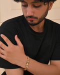 VOJ Golden Link Tungsten Magnetic Bracelet for Men - Distacart