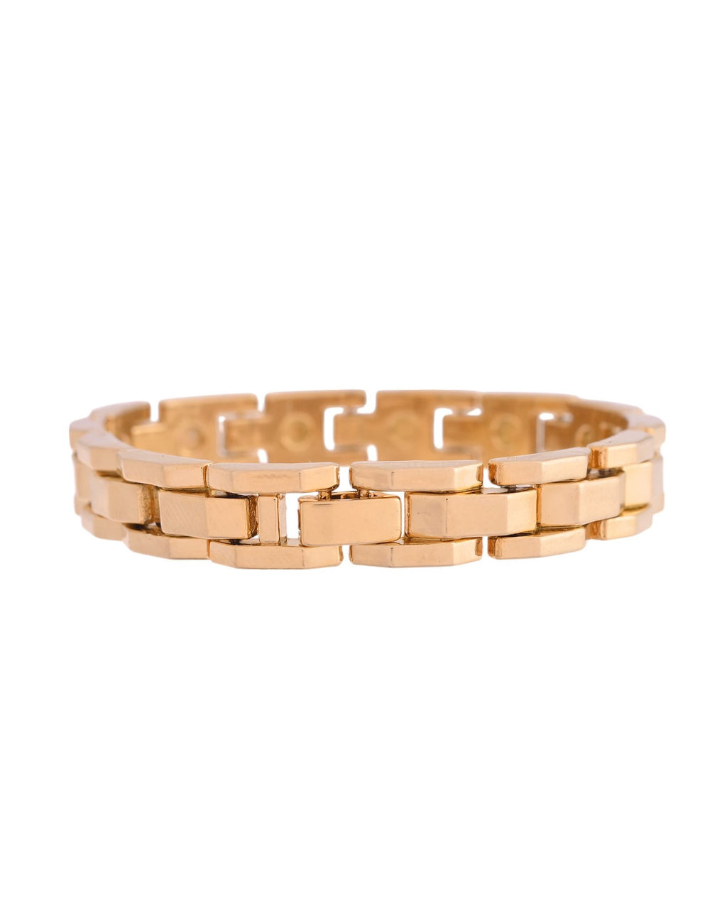 VOJ Golden Link Tungsten Magnetic Bracelet for Men - Distacart