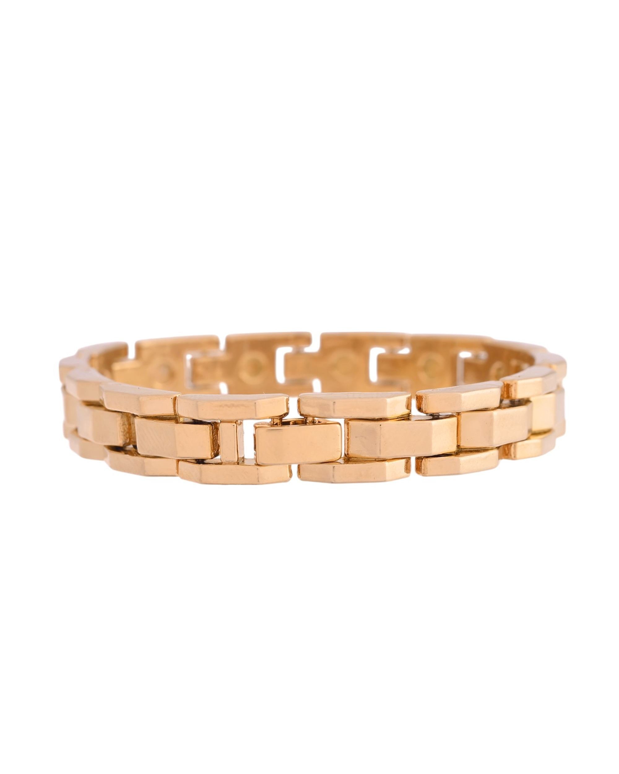 VOJ Golden Link Tungsten Magnetic Bracelet for Men - Distacart