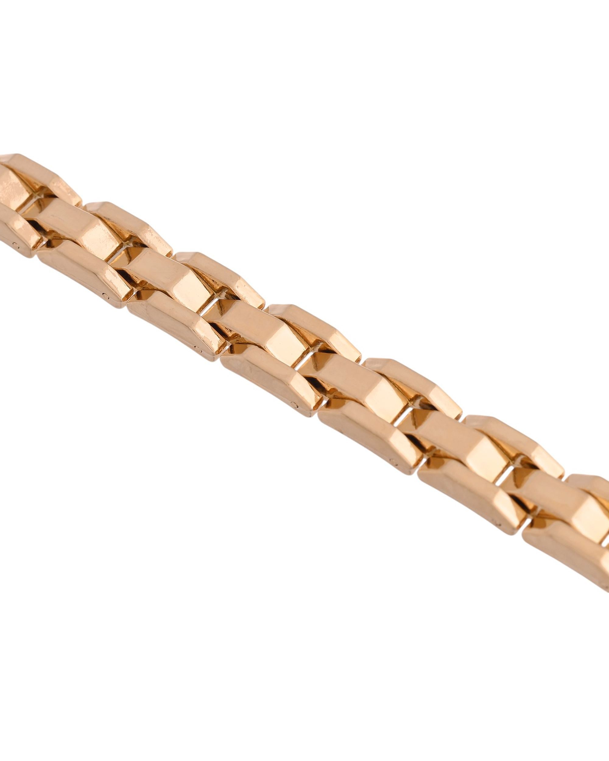 VOJ Golden Link Tungsten Magnetic Bracelet for Men - Distacart