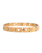 VOJ Gold And Silver Toned Stainless Steel Linked Bracelet For Men - Distacart