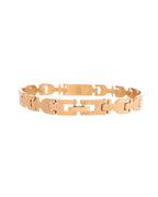 VOJ Dual Toned Textural Designer Bracelet For Men - Distacart