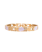 VOJ Double Toned Textural Designer Bracelet For Men - Distacart