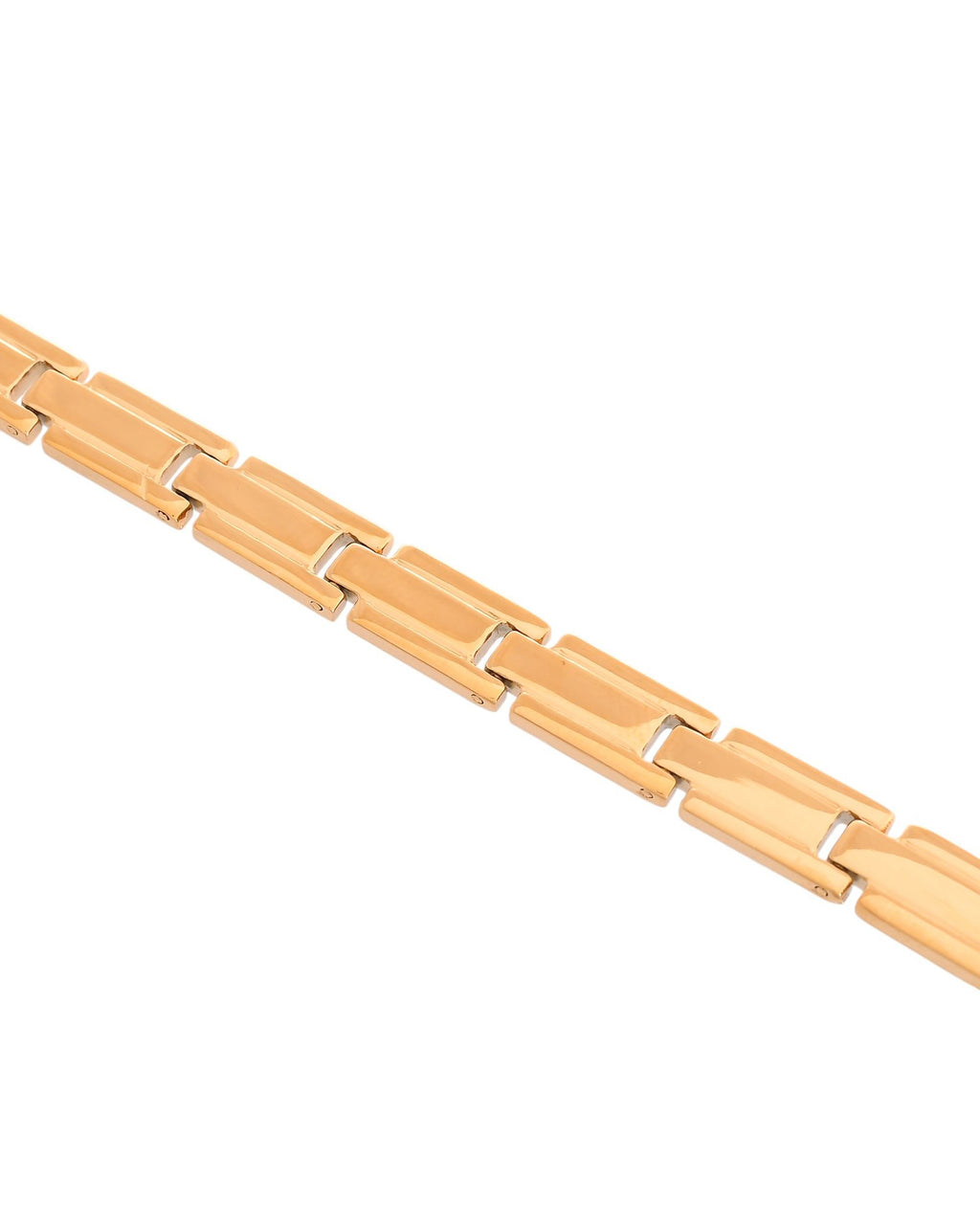 VOJ Gold Toned Linked Minimal Bracelet For Men's - Distacart