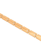 VOJ Gold Toned Linked Minimal Bracelet For Men's - Distacart