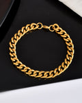 VOJ Stainless Steel Men's Linked Bracelet - Distacart