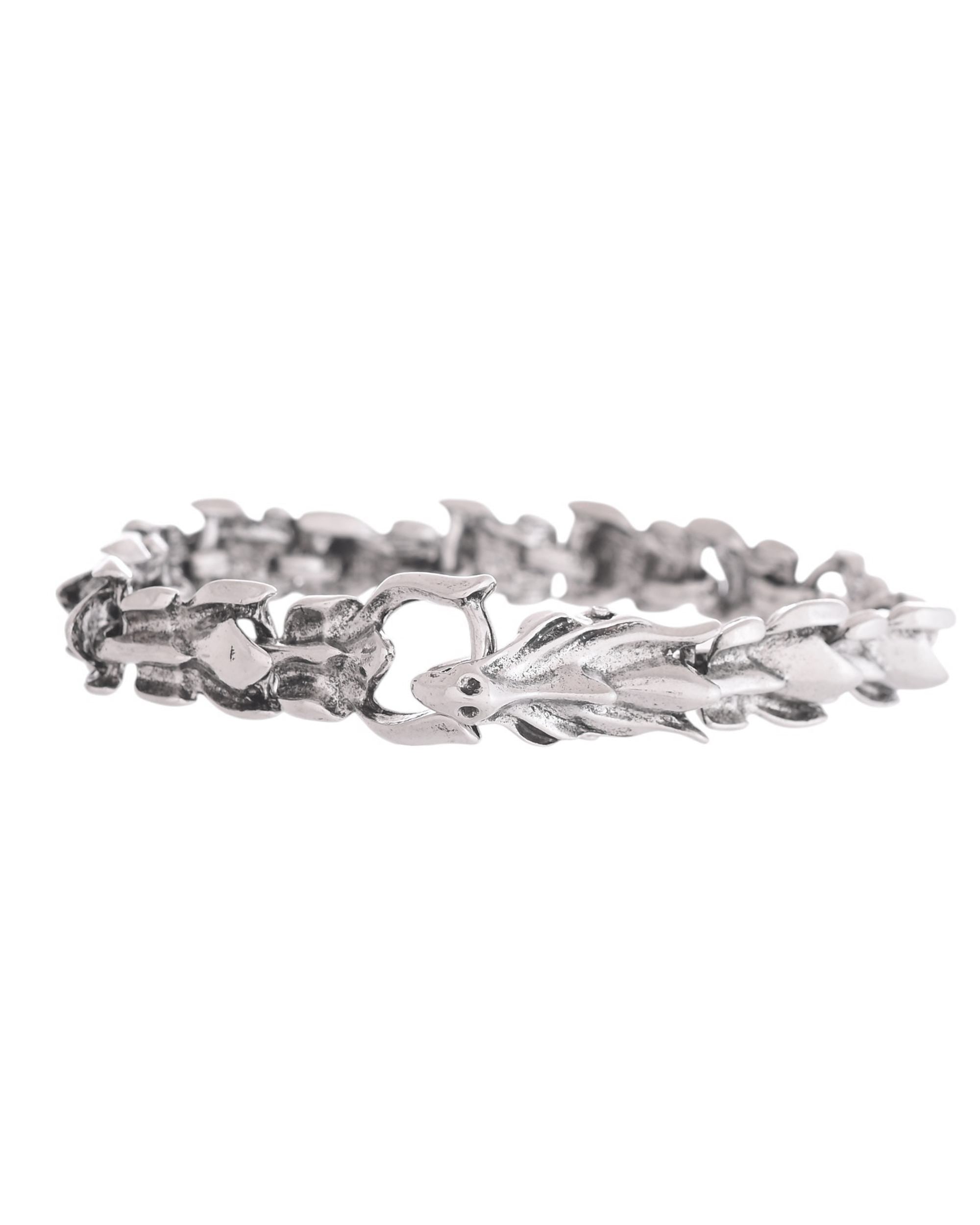 VOJ Men Stainless Steel Dragon Bracelet - Distacart