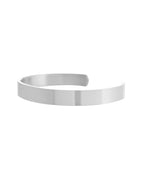 VOJ Silver Plated Stainless Steel Kada Bracelet - Distacart