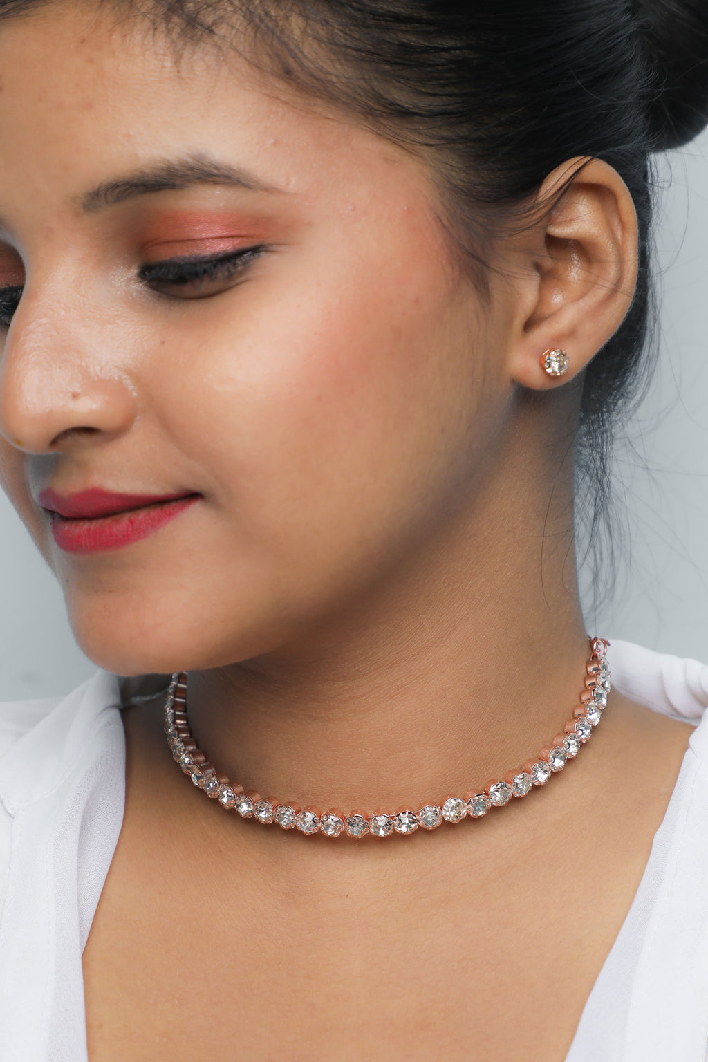 VOJ Valantine Gift Set of Gold-Polished Jewellery