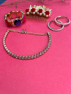 VOJ Valantine Gift Set of Gold-Polished Jewellery