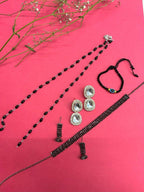 VOJ Valantine Gift Set of Rhodium Plated Jewellery