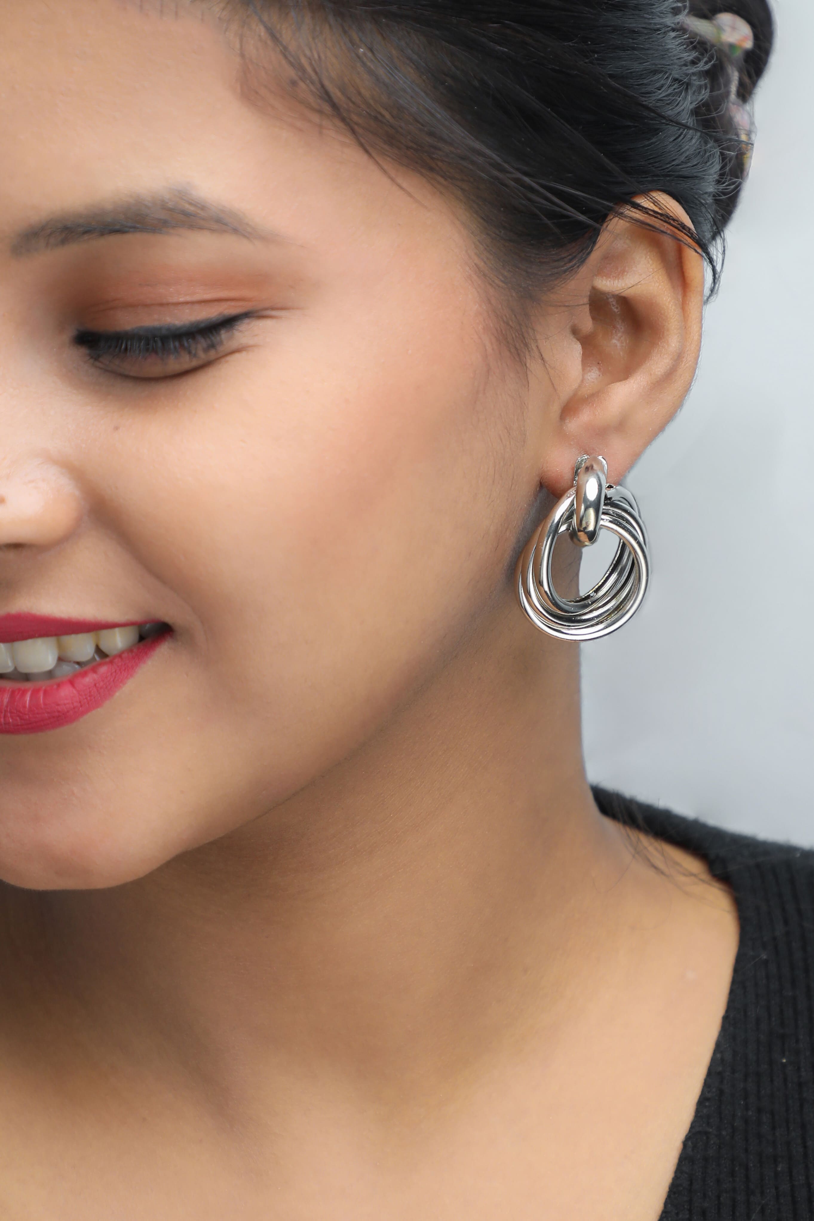 VOJ Valantine Gift Set of Silver Plated Jewellery