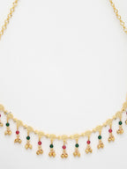 NVR Women's Multicolor Gold-Polished Minimal Chain