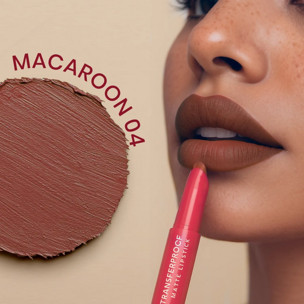 NY Bae Transfer-proof Matte Crayon Lipstick – Macaroon 04