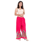 Asmaani Dark Pink Color Digital Print Sarara