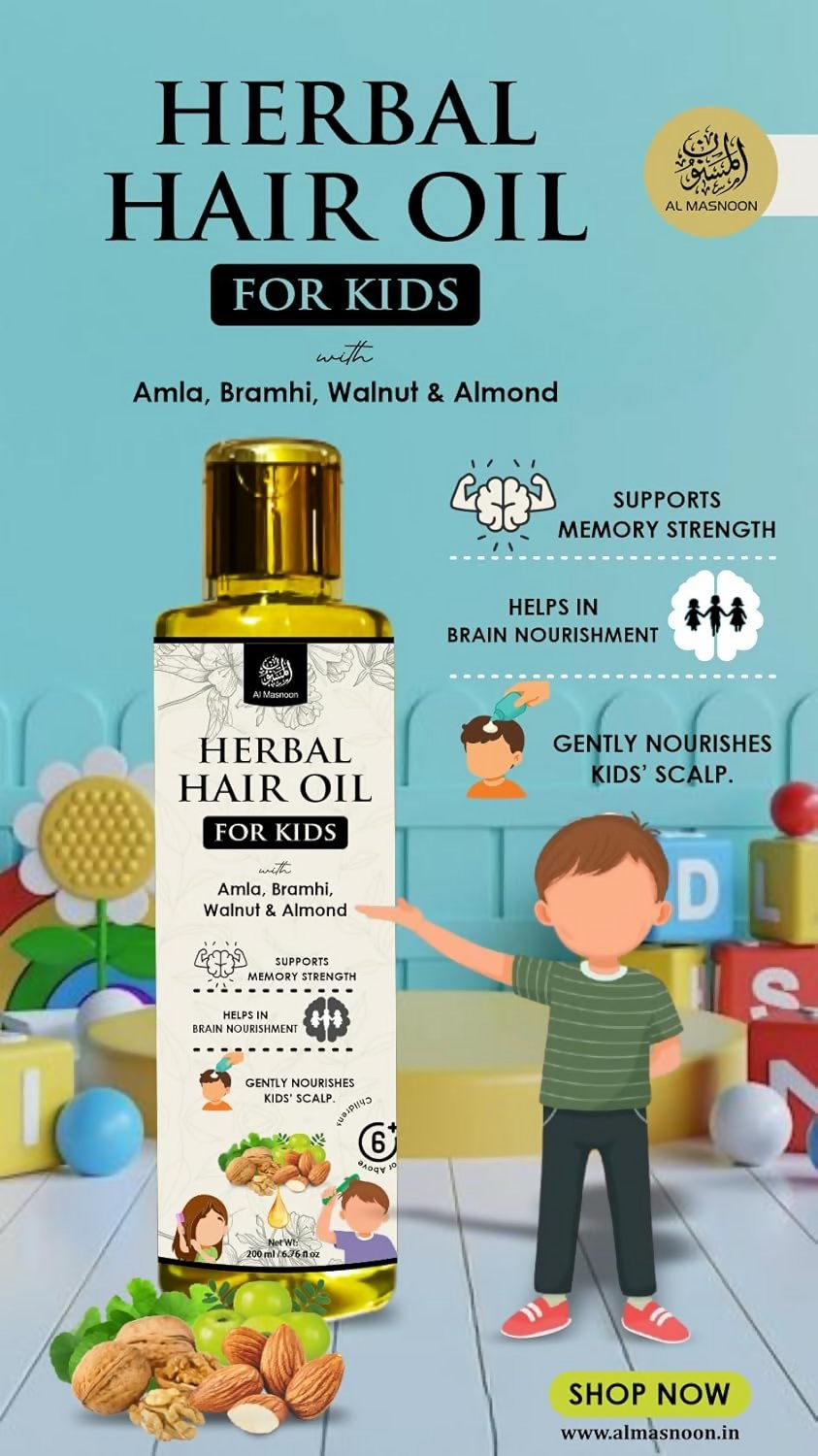 Al Masnoon Herbal Hair Oil For Kids