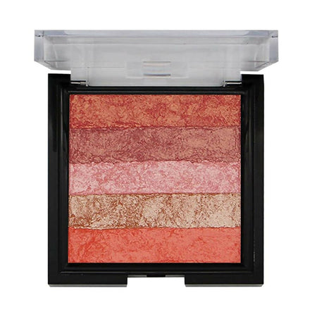 Fashion Colour Shimmer Brick & Blusher 2 in 1 Glow Bronzer Powder-Shade 03 (Medium To Fair)