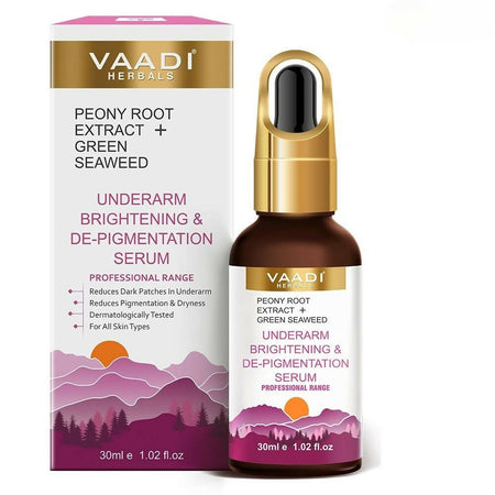 Vaadi Herbals Underarm Brightening & De-pigmentation Serum With Peony Root Extract & Green Seaweed