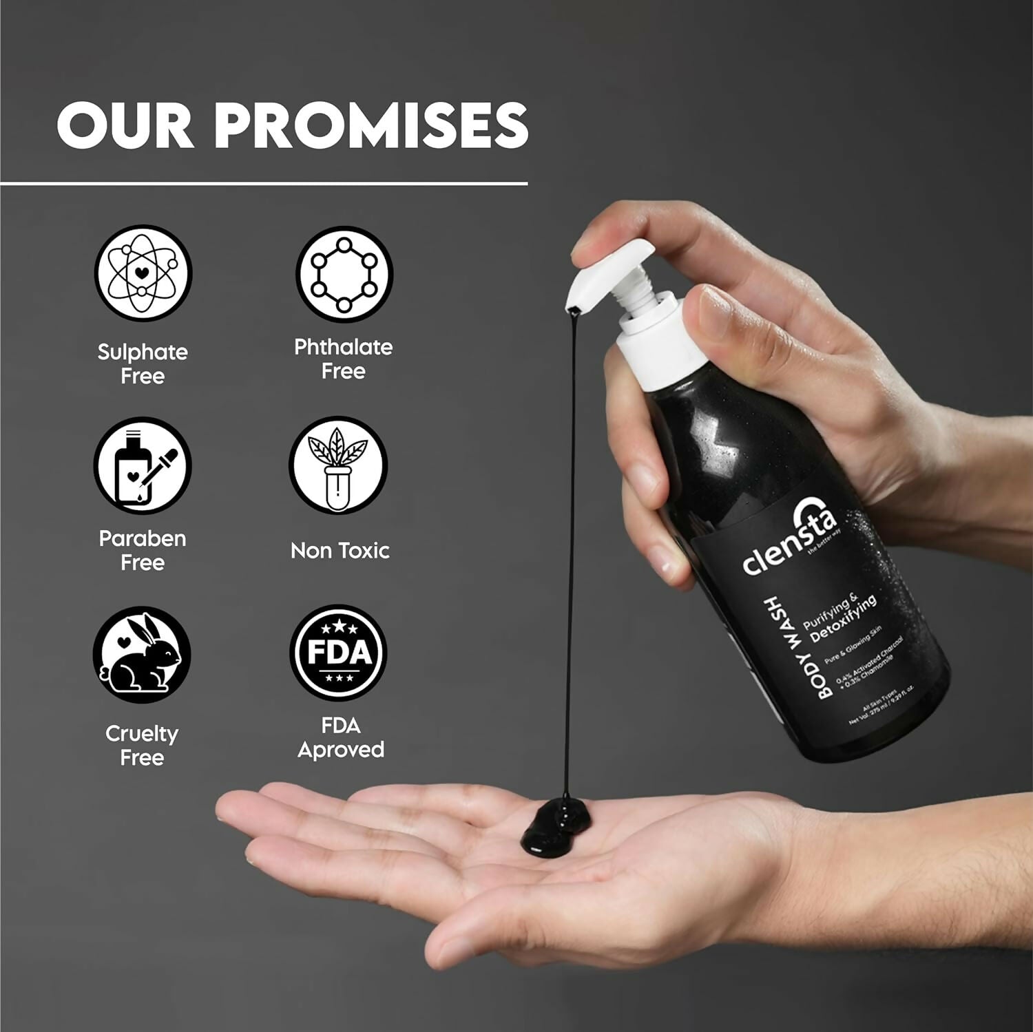Clensta Purifying & Detoxifying Body Wash
