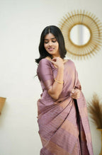 Partywear Designer Light purple Banarasi Silk Fancy Saree - Starwalk