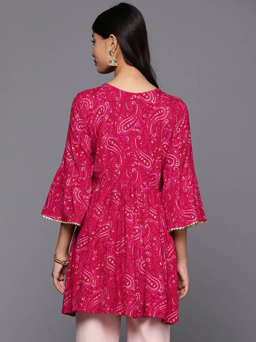 Ahalyaa Women's Traditional wear Tunic - Red