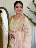 Teeya Creation Liril Colour Viscose Slub Embroidery Work Fully Stitched Kurti Set - Distacart