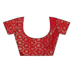  Satin Designer  Blouse (GOLD DUST Red)	