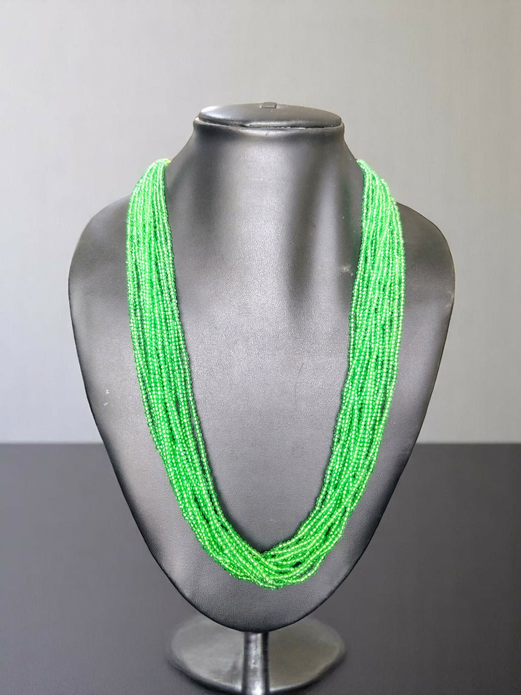 Inhanns Crystal Beads Luxe Edition – Multi-Layered Necklace - Light Green