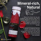 Soulflower Aromatherapy Essential Oil Rose Geranium Bath Salt