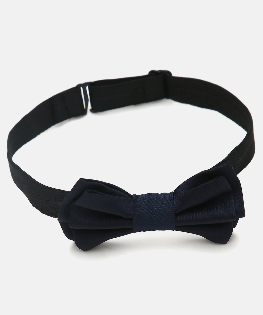 Manet Boys Solid Double Layer Bow - Navy