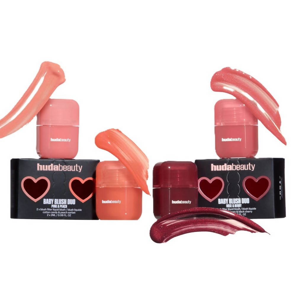 Huda Beauty Baby Blush Duo - Rose & Berry