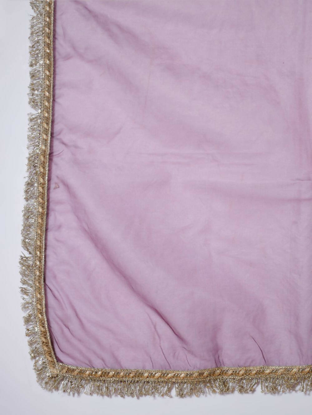 Myshka Women Mauve Solid Kurta & Palazzos With Dupatta - Distacart