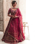 Jyoti Fashion Mesmerizing Red Silk Sequins with Zari Thread & Coding Dori Embroidery work Lehenga Choli with Dupatta