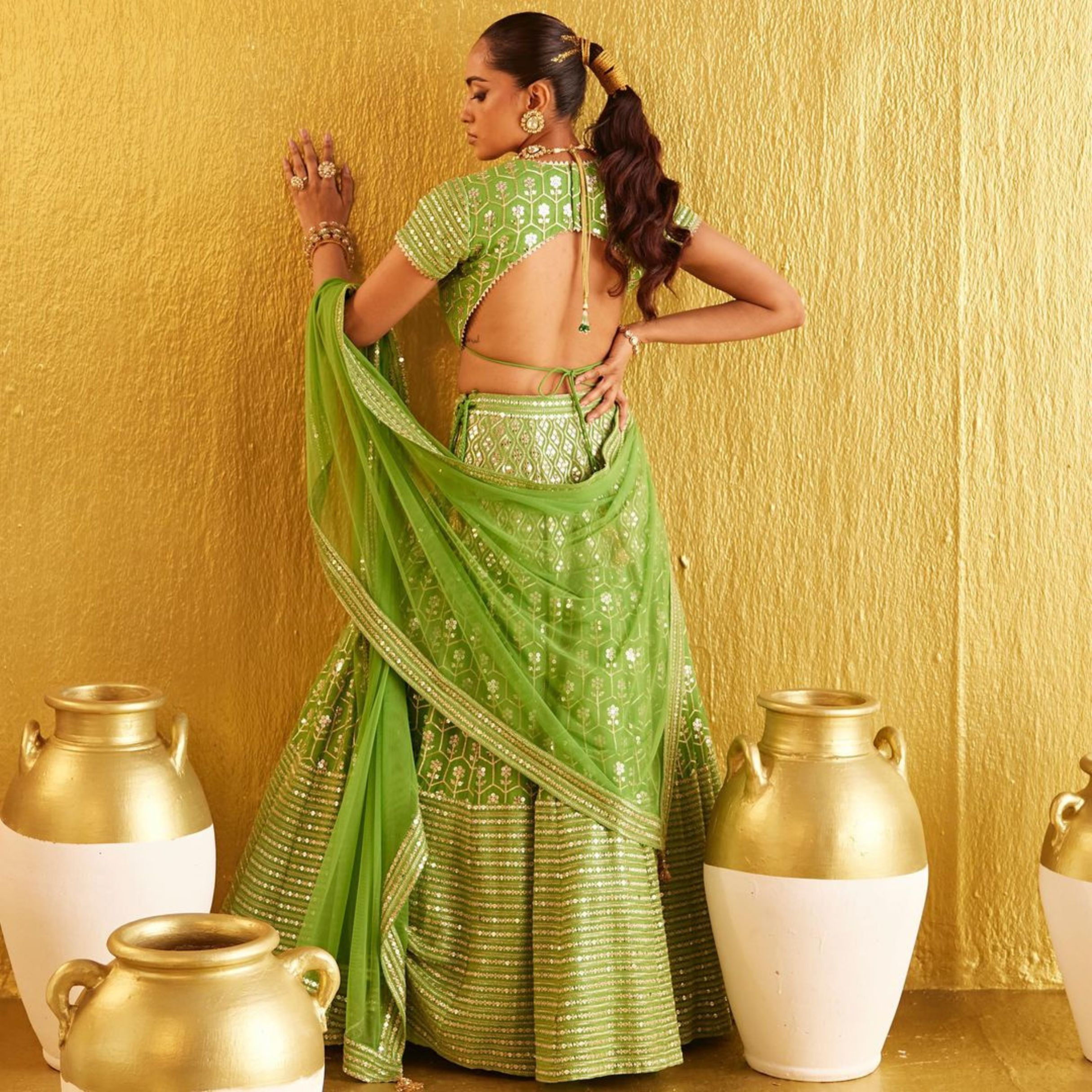 Lehenga Mart Glamorous Designer Lehenga Choli for Bridal and Bridesmaids Wedding Wear Choli