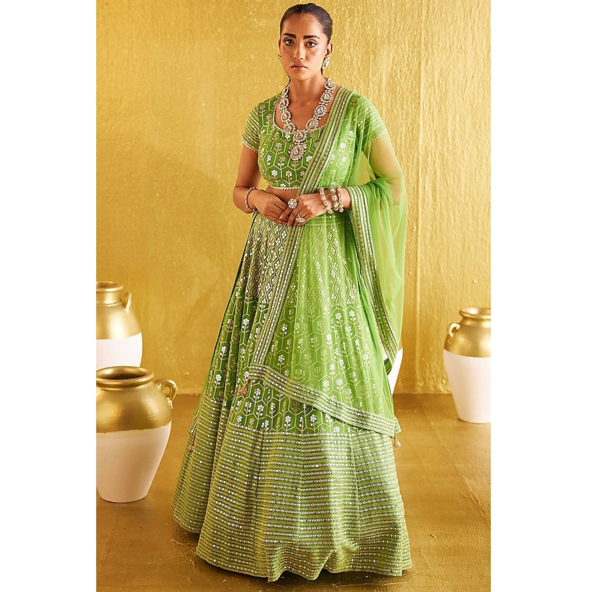 Lehenga Mart Glamorous Designer Lehenga Choli for Bridal and Bridesmaids Wedding Wear Choli