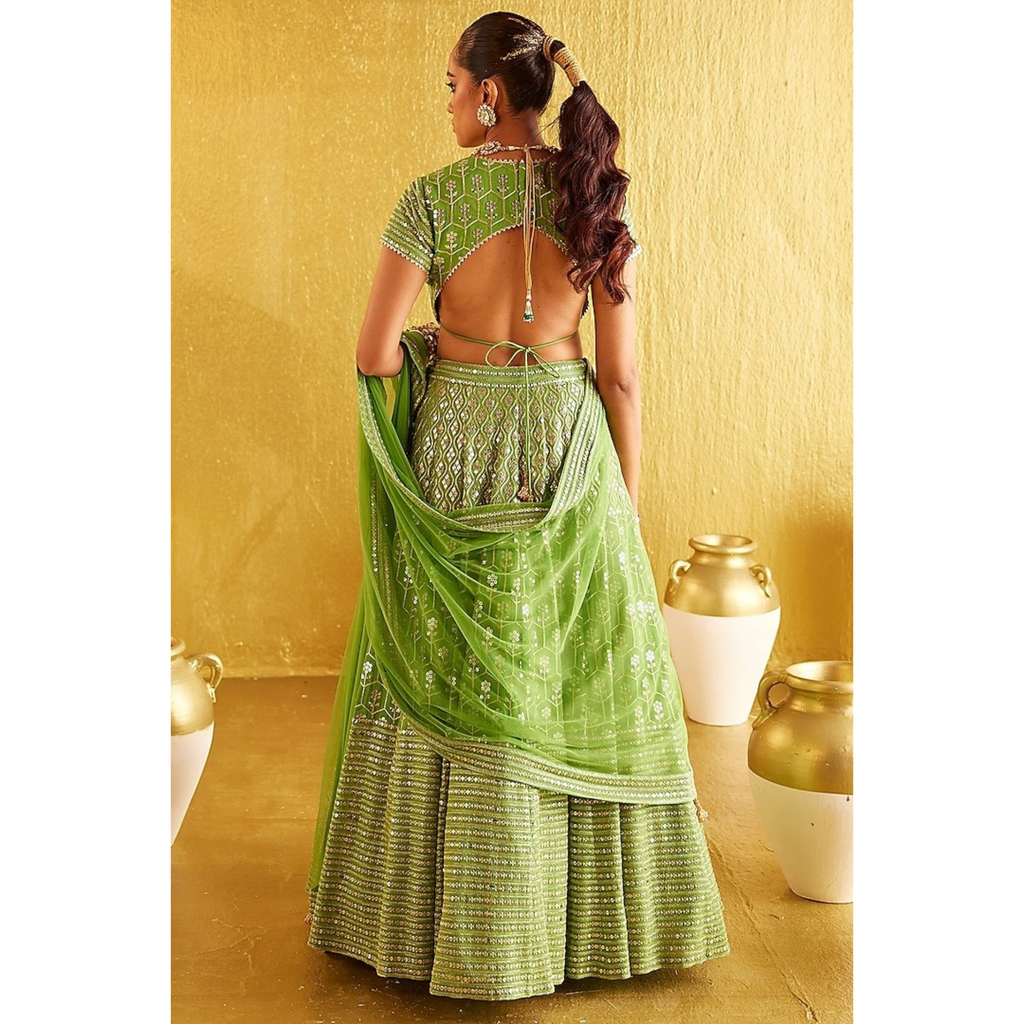 Lehenga Mart Glamorous Designer Lehenga Choli for Bridal and Bridesmaids Wedding Wear Choli