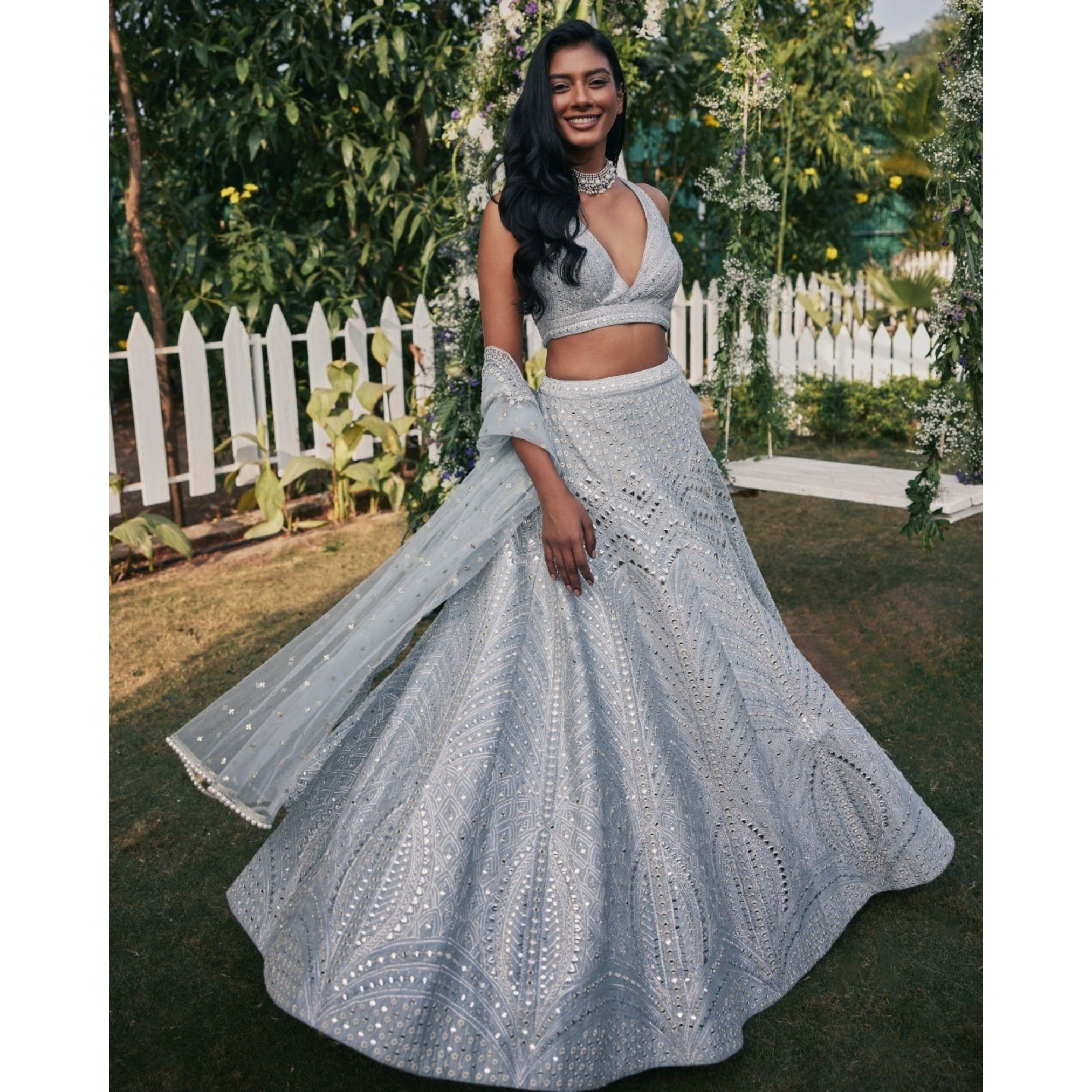 Lehenga Mart Glamorous Designer Lehenga Choli for Bridal and Bridesmaids Wedding Wear Choli