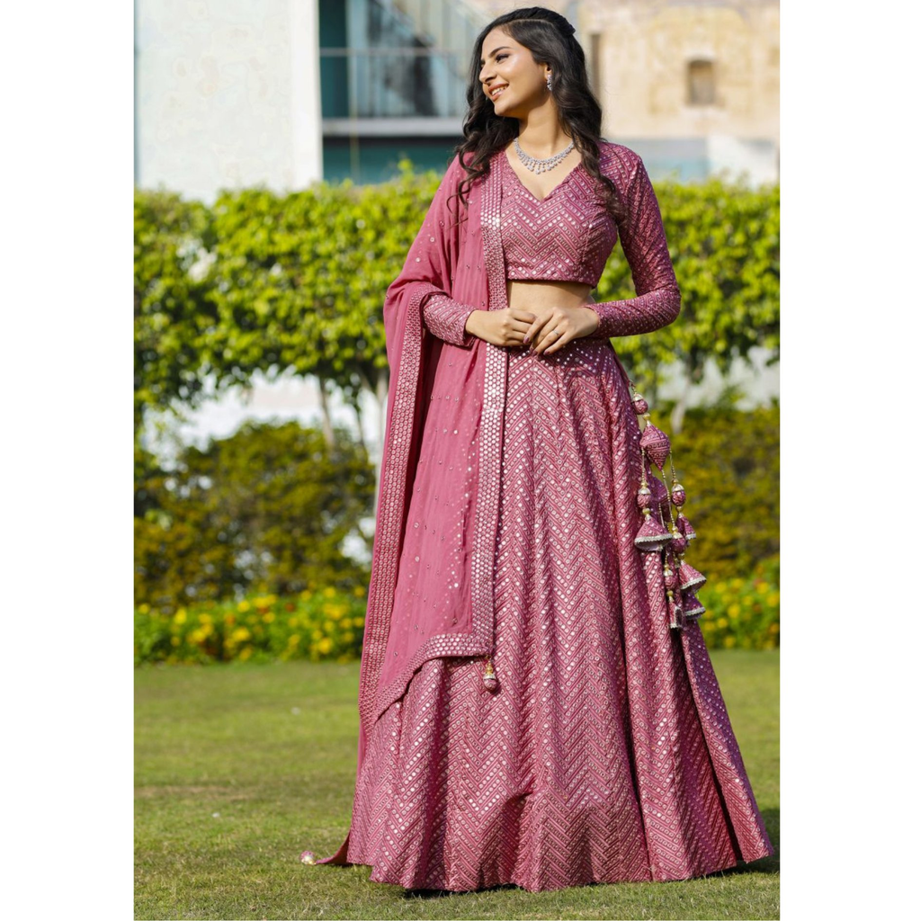 Lehenga Mart Glamorous Designer Lehenga Choli for Bridal and Bridesmaids Wedding Wear Choli