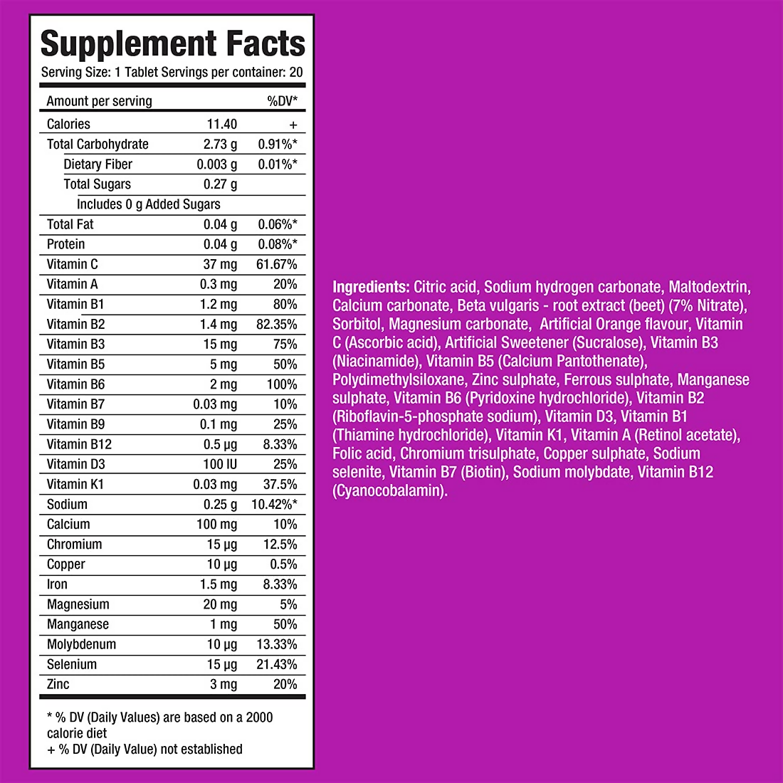 Fast&Up Vitalize - Immunity Essential Multivitamin & Reload Electrolyte Instant Energy And Hydration Drink Tablets