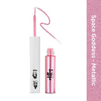 Elitty Pink Pop Color Metallic Finish Liquid Eyeliner - Space Goddess (Pink)