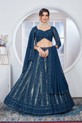 Lehenga Mart Designer Wedding Lehenga Choli For Women - Rama