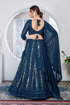 Lehenga Mart Designer Wedding Lehenga Choli For Women - Rama